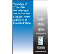 Vocabulary of 2YearOlds Learning English and an Additional Language Norms and Effects of Linguistic Distance by Andrea Krott Andrea Krott (Auteur)