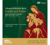Vocalensemble Rastatt - J.S. Bach: Friede Auf Erden - Rekonstruierte Kantaten, Bwv 197.1, Bwv 80.1, Bwv 190.1 [Compact Discs]
