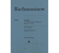 Vocalise Op. 34 Nr. 14 Für Singstimme Und Klavier / Book