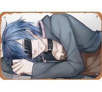 Vocaloid, Kaito (Vocaloid) Anime Poster Home Wall Art Décoration Rétro Métal Sign Tin Sign 20,3 x 30,5 cm