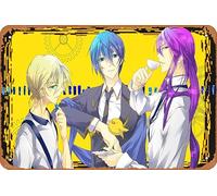 Vocaloid, Kaito (Vocaloid), Len Kagamine, Kamui Gakupo Anime Poster Décoration murale rétro Plaque en métal 20,3 x 30,5 cm