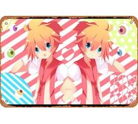 Vocaloid, Len Kagamine, Ponponpon Anime Poster Home Wall Art Décoration Rétro Métal Sign Tin Sign 20,3 x 30,5 cm