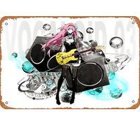 Vocaloid, Luka Megurine Anime Poster Home Wall Art Décoration Rétro Métal Plaque en Métal 20,3 x 30,5 cm