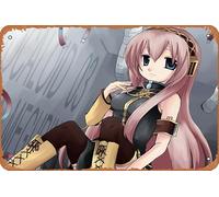 Vocaloid, Luka Megurine Anime Poster Home Wall Art Décoration Rétro Métal Plaque en Métal 20,3 x 30,5 cm
