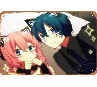 Vocaloid, Luka Megurine, Kaito (Vocaloid) Anime Poster Décoration murale rétro en métal Plaque en métal 20,3 x 30,5 cm