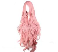 Vocaloid Megurine Luka femmes rose longue vague bouclés perruque Cosplay Costume résistant à la chaleur synthétique cheveux fête Cosplay perruques