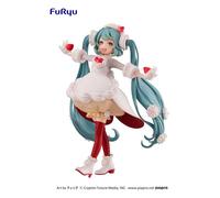 Vocaloid Sweet Tea Time - Statuette Hatsune Miku Strawberry Short 17 Cm