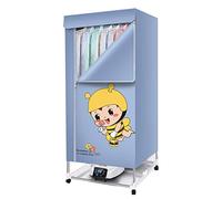 VOCD Sèche-Linge, Séchoir À Linge Pliable Double Couche 1500W Économie D'énergie, Séchage Rapide Et Mode Efficace Minuterie Automatique Numérique avec Télécommande
