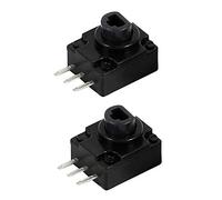 Vocdikficy 1 Ensemble 2 Pcs Remplacement Noir PiÈCes De Rechange/Rt Bouton Clavier Pour Le Contrôleur
