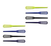 Vocdikficy 10 PièCes SéRies/Paquets Pro Salon Coiffure Teinture CrèMe Fouet en Plastique Cheveux MéLangeur Barber Agitateur MéLangeur Soins des Cheveux Coiffant Outils