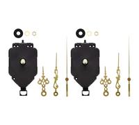 Vocdikficy 2 Ensembles de Kit de Mouvement D'Horloge Bricolage Mouvement Oscillant avec Aiguilles Pièces de Réparation D'Horloge à Quartz Pièces de Rechange H