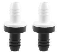 Vocdikficy 2 PièCes 3/8 Pouce 10 Mm Inline Abs Une Voie Eau Non Retour Clapet Anti-Retour pour Carburant Gaz Liquide Air