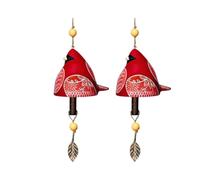 Vocdikficy 2 Pièces Cloche de Chant D'Oiseau Cloche de Chant D'Oiseau Carillon à Vent Cloche de Chant D'Oiseau Décor de Jardin Suspendu Carillon à Vent Rustique Pièces de Carillon à Vent, F