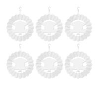 Vocdikficy 6 Pièces Spinner à Vent de Saison de Remise des Diplômes Spinner à Vent de 8 Pouces Spinner à Vent par Sublimation Blanks Spinners à Vent 3D Suspendus Spinners à Vent pour Jardin Extérieur