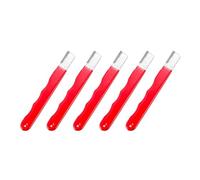 Vocdikficy Affûteur Portable, Affûteur de Lame Émoussée de Tondeuse à Gazon, Affûteur D'Outils de Jardin Polyvalent, Affûteur de Lame Pierre Rouge