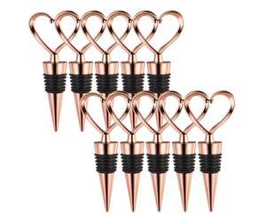 Vocdikficy Bouchon de Vin Paquet de 10 Bouchons de Bouteille de Vin Bouchons de Vin Réutilisables pour Conserver Les Bouteilles Standard de Vin Champagne Frais