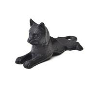 Vocdikficy Butée de Porte en Fonte pour Chat, Design Décoratif Vintage, Butée de Sol Décorative, Coupe-Vent