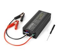 Vocdikficy Chargeur Lifepo4 60A 0-15V Chargeur de Batterie Chargeur de Batterie au Lithium à Charge pour Voiture Adaptateur Haute Puissance 12,6V Prise UE