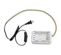 Vocdikficy Chauffage de Cage à Oiseaux Simulant L'Éclairage de l'environnement Naturel, Lampe Chauffante, Lumière Chauffante Anti-Morsure pour Perroquets et Perroquets