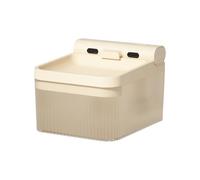 Vocdikficy d'eau Automatique pour Chat et ChienDistributeur de Bol d'eau pour Chien à Triple Filtration Silencieuse pour Chat à Décharge d'eau à Induction