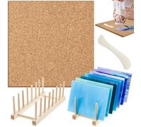 Vocdikficy Ensemble de Fournitures pour Vitraux Organisateur de Vitraux Outils pour Vitraux Outils et Fournitures pour Vitraux Vitraux It