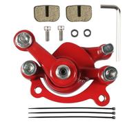 Vocdikficy Étrier de Frein à Disque avec Plaquettes de Frein pour Mini Vélo 43 47 49 CC Mini ATV Goped Scooter Dirt Pocket Bike, Rouge