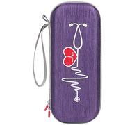 Vocdikficy ÉTui de Transport pour Sac de Rangement pour StéThoscope Classic Iii Protect Pouch Sleeve Case Housse de Protection (Violet)