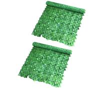 Vocdikficy Filet de Clôture Simulé de Feuille de Raisin, Décoration de Plante Verte, Feuilles Artificielles, Décoration de Balcon de Jardin Intérieur et Extérieur