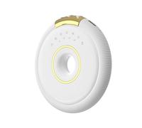 Vocdikficy Haut-Parleur Bluetooth sans à Conduction Osseuse Basse Stéréo sous Oreiller Bruit Blanc Blanc 1 Ensemble