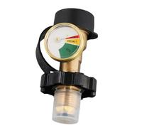 Vocdikficy Indicateur de Niveau de Jauge de Pression de Gaz Haut et Bas, Cylindre de Bouteille de Propane GPL Pol, Adaptateur de Réservoir de Gaz Extérieur