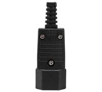 Vocdikficy Noir IEC-320 C14 Fiche Male AC Puissance Inlet Socket Connecteur 250V 10A