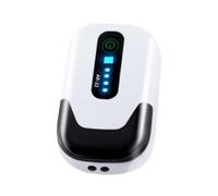 Vocdikficy Pompe à Air à Oxygène pour Aquarium Étanche Compresseur d'air pour Aquarium Aérateur USB Rechargeable Ultra Silencieux Pêche en Plein Air (AR22)