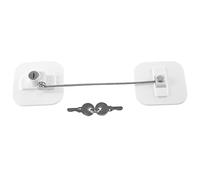 Vocdikficy Serrure de RéFrigéRateur, Serrures de RéFrigéRateur, Serrure de CongéLateur avec Clé pour la SéCurité des Enfants, Serrures pour Verrouiller le RéFrigéRateur et les Armoires-1Pack