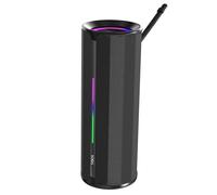 VOCH Enceinte Bluetooth Portable sans Fil Haut-Parleur avec Lumières RGB, Stéréo Puissante, Bluetooth 5.3, Appairage TWS, Étanche IPX7, 20H Autonomie pour Fête, Maison, Extérieur, Voyage, Camping