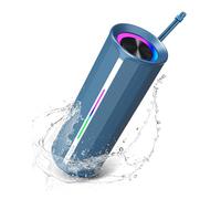 VOCH Enceinte Bluetooth Portable sans Fil Haut-Parleur avec Lumières RGB, Stéréo Puissante, Bluetooth 5.3, Appairage TWS, Étanche IPX7, 20H Autonomie pour Fête, Maison, Extérieur, Voyage, Camping