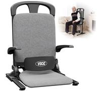 VOCIC AX15 Fauteuil releveur électrique 200 kg, Robuste et Pliable | Senior autonomie maison, aide relevage chute, transfert lit fauteuil roulant, cadre acier mousse mémoire cuir orange