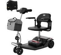 VOCIC e-mobilité 3 roues pour seniors ultraléger(22KG),capacité de charge 136KG,Support 5 ans| Noir