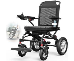VOCIC V21 Fauteuil roulant électrique pliable léger pour seniors, 18,2 kg