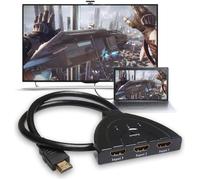 Vococal® 3 en 1 sortie adaptateur HDMI Auto Switch Extender Switcher Splitter Hub avec câble HDTV noir