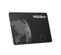 VOCOlinc Double Système Air Tag Traceur, Rechargeable Wallet Tracker Carte Compatible avec iOS Apple Localiser ou Android Google Localiser App, Localisateur pour Portefeuille, Sac, Valise, Pack of 1