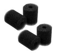 VOCOSTE 4 Pcs Aquarium Pré Filtre Mousse Roll, Aquarium Mousse Éponge Rouleau Prise Filtre Couverture Accessoires pour Poisson Réservoir, Noir, 7.5x6.5x2cm
