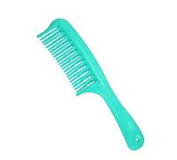 VOCOSTE Démêlant Cheveux Peigne, Double Rang Dent Cheveux Peigne, Coiffure Coiffage instrument pour Bouclée Cheveux 7.87"X1.77" Vert