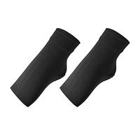 VOCOSTE Manchon De Compression Cheville, Support Achille, Noir, 1 Paire | Nylon, Élasthanne, Taille M, Multi-Sports, Soutien Talon & Voûte, Évacuation Transpiration