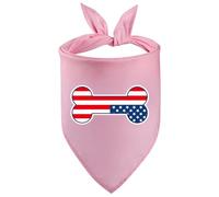 VOCUE Bandana pour animaux de compagnie Décorations Julycostume Serviette triangulaire Écharpe pour chien Écharpe pour animal domestique 4 juillet