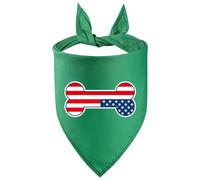 VOCUE Bandana pour animaux de compagnie Décorations Julycostume Serviette triangulaire Écharpe pour chien Écharpe pour animal domestique 4 juillet
