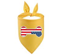 VOCUE Bandana pour animaux de compagnie Décorations Julycostume Serviette triangulaire Écharpe pour chien Écharpe pour animal domestique 4 juillet