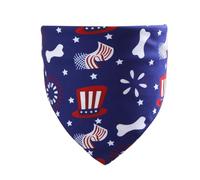 VOCUE Bandanas pour animaux de compagnie pour le jour de l'indépendance des chiens, bandanas pour animaux domestiques, écharpe, serviette, décoration de festival, collier pour chien
