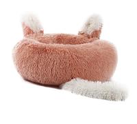 VOCUE Creative Lit pour animal domestique, nid de queue pour chiens et chats, peluche douce et confortable, plusieurs tailles et couleurs