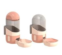 VOCUE Distributeur d'eau automatique pour chat - Mangeoire et eau pour chat - Support pour cage d'arrosage - Mangeoire d'eau pour chat