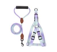 VOCUE Harnais de poitrine pour chien avec laisse, ceinture de poitrine pour animaux de compagnie, harnais coloré pour activités de plein air
